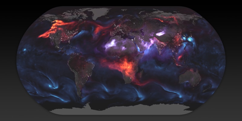indoors, Earth, multi colored, nature, black background, world map, single object, technology, beauty in nature, NASA, pattern, sea, atmosphere, digital composite
