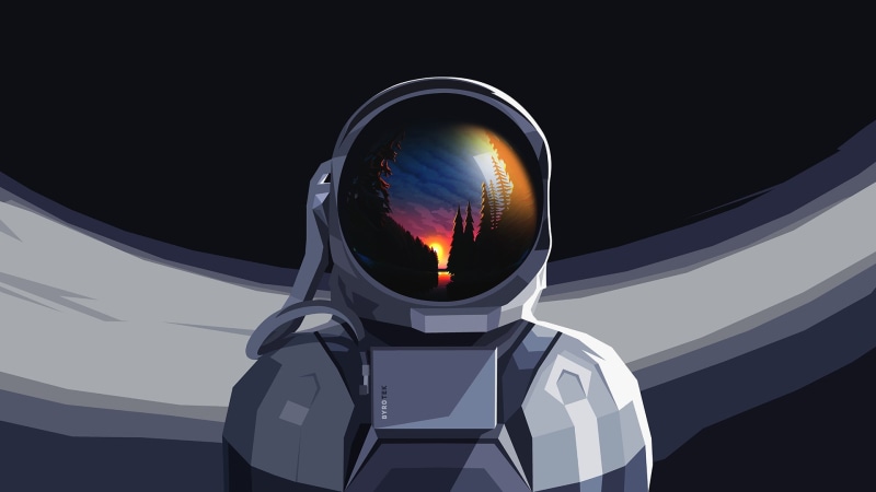 digital, astronaut, cadet, byrotek, 1080P, black holes, space
