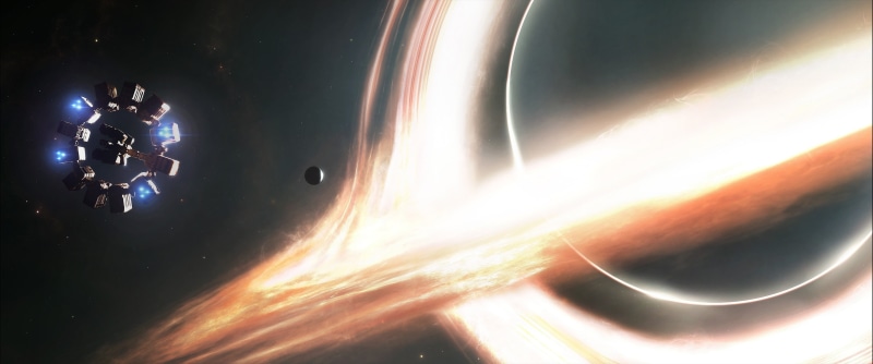 Interstellar (movie), black holes, space, nature, beauty in nature, motion, water, illuminated, exploration, outdoors, 2K, night, no people, scenics - nature