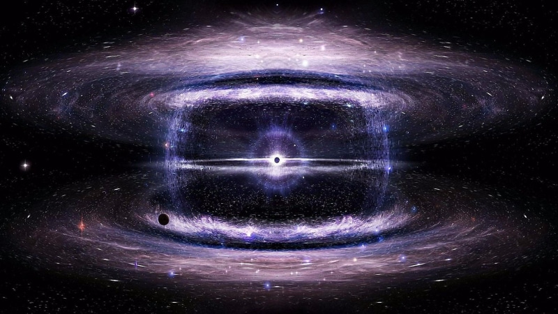 radiation, 4K, black hole, cosmos, space, energy, space art, universe