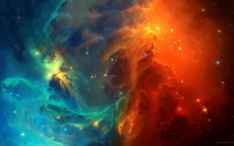 mystery, astronomy, stars, multi colored, orange color, nebula, 1080P, backgrounds, night, cloud - sky, star - space, sky, nature, no people, cluster