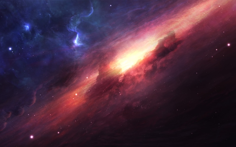 Galaxy, Nebula, Digital, k, 2K, Cosmic, Space, Universe