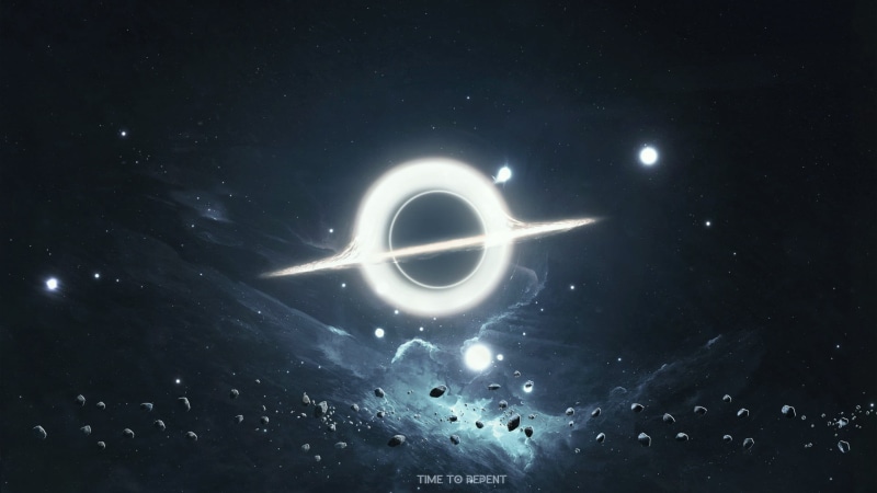 stars, light, the singularity, black hole, space, 1080P, planet, loneliness, retribution