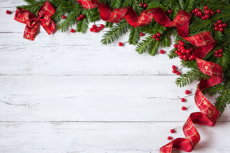 space, frame, backgrounds, Christmas, gift, wood, event, decor, christmas tree, pine, rustic, 5K, winter, wreath, holly, christmas Decoration, wood - Material