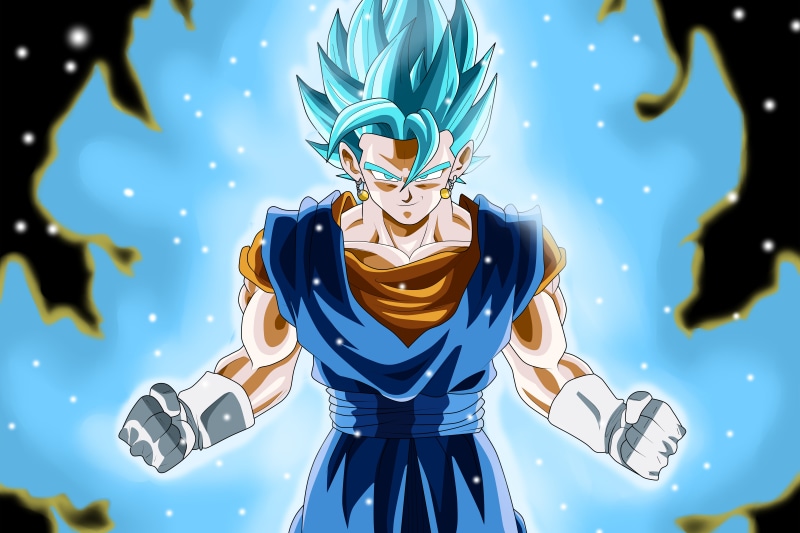 super, representation, Dragon Ball Super, low angle view, dragonball, 8K, Super Saiyajin Blue, creativity, beauty in nature, son, nature, sky, goku, green color