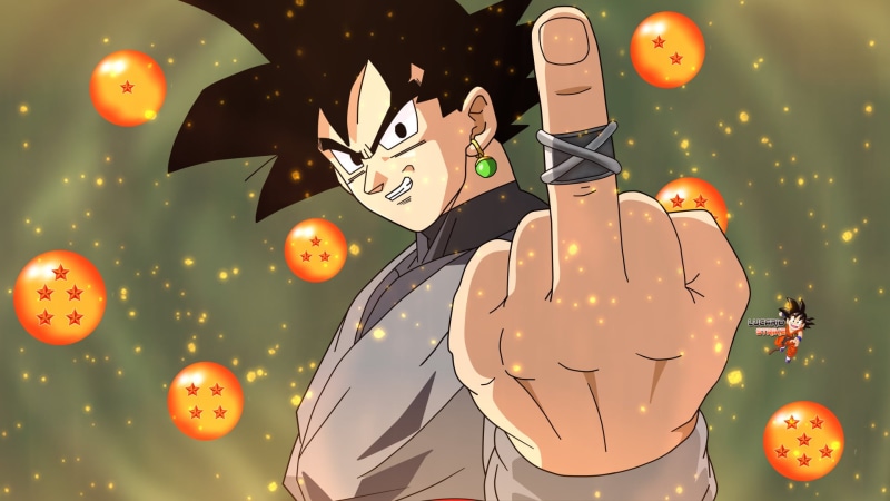 goku, smiling, animal representation, happiness, sky, night, focus on foreground, party - Social Event, illuminated, celebration, Dragon Ball, cheerful