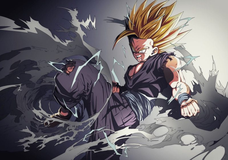 Gohan (Dragon Ball), 1080P, Dragon Ball, Dragon Ball Z, Super Saiyan 2