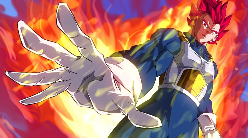 Super Saiyan God, Vegeta (Dragon Ball), Dragon Ball Super: Broly, Movie, 2K