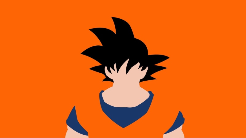 cut out, colored background, studio shot, human body part, lifestyles, silhouette, human hand, front view, Dragon Ball Z, orange color, clip, beauty in nature