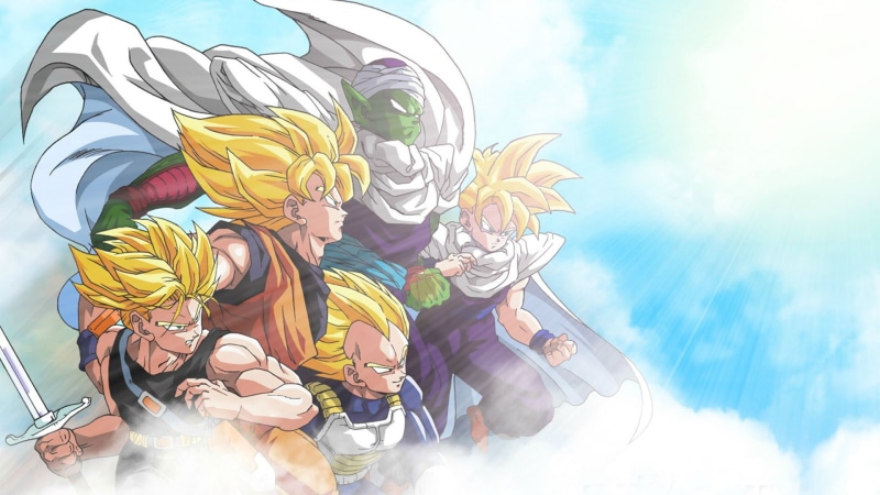 human body part, religion, people, Vegeta, day, representation, outdoors, sky, nature, women, Gohan, digital, dragon, creativity, Son Goku, angel