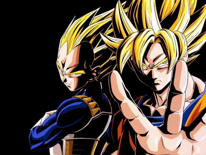 human Head, young women, art, multi colored, human representation, video games, pattern, 480P, people, indoors, creativity, Dragon Ball Z, goku, lifestyles
