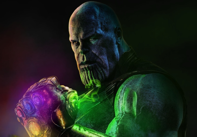 thanos, stone, artwork, 1080P, infinity