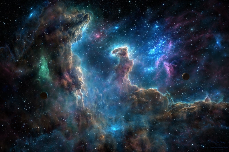 luminosity, no people, galaxy, mystery, space, space exploration, beauty in nature, multi colored, illustration, star - space, 720P, astronomy, nebula
