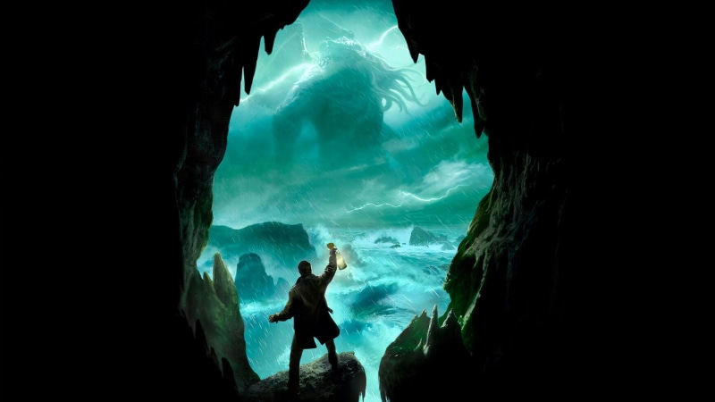 game, Cthulhu, The Call Of Cthulhu, man, 1080P, lantern, human, 2018, sea, Call of Cthulhu, male, the game, storm, detective, people, H.P Lovecraft, G