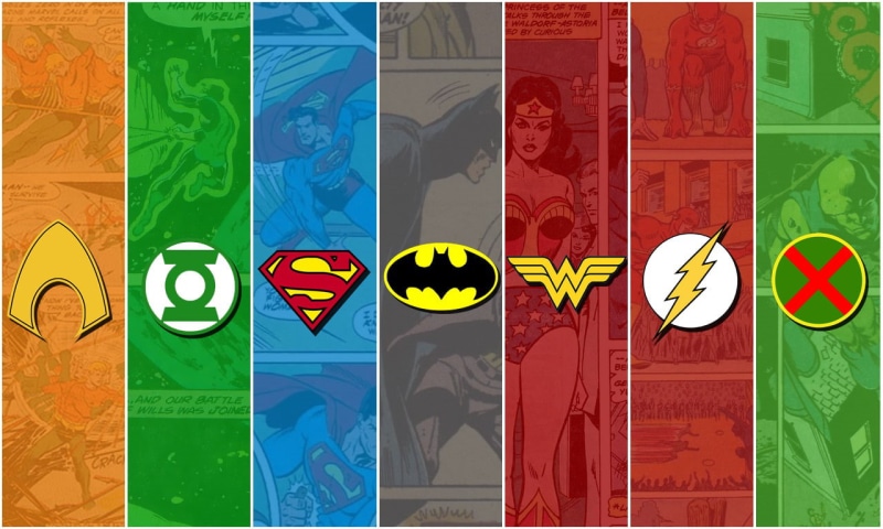 Superman, Aquaman, Batman, Martian Manhunter, 720P, Wonder Woman, Flash, Comics, Green Lantern, Justice League, Bruce Wayne, league, DC Comics, Logo, justice