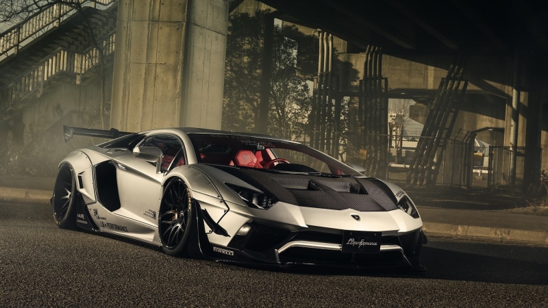 luxury vehicle, lamborghini, sports car, supercar, liberty walk, lamborghini aventador, lamborghini aventador liberty walk, 1080P