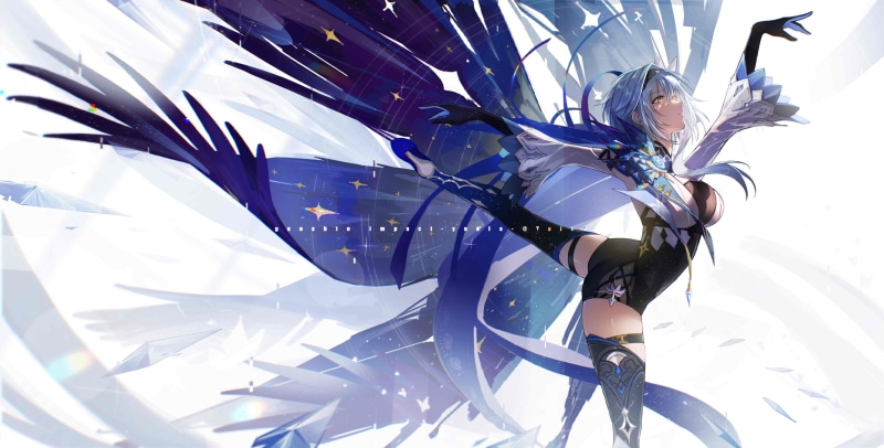 Yolanda, Eula(Genshin impact), Genshin Impact, anime girls, 5K