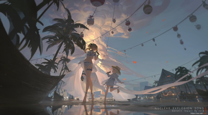 anime girls, void_0, Genshin Impact, game art, 2K, Klee (Genshin Impact)