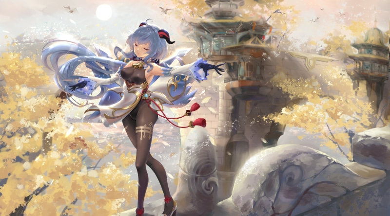 Genshin Impact, anime girls, 5K, Ganyu (Genshin Impact)