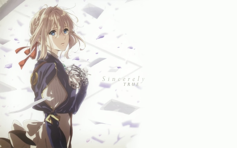 Violet Evergarden, haired, Anime, girl, 1080P, Violet Evergarden (Character), character, brown