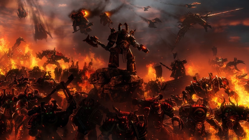 1080P, Warhammer, Armor, Fire, Space Marine, Warrior, Warhammer 40K