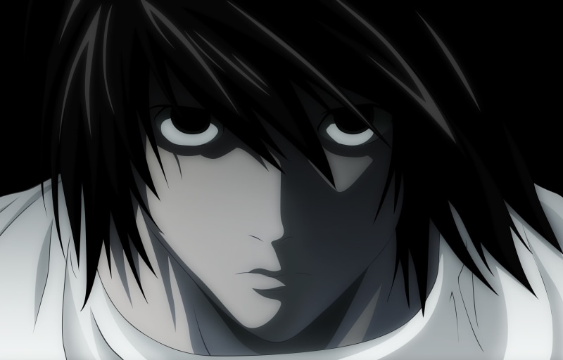 x, 1080P, death note, note, death, l, L., art, hd, anime