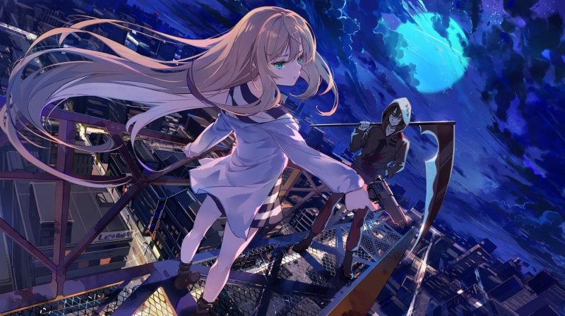 Zack (Angels Of Death), Satsuriku no Tenshi, Rachel Gardner, Angels Of Death, 1080P, Anime