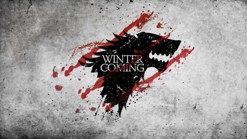 winter, art and craft, grunge, communication, creativity, no people, violence, black color, close-up, crime, blood spatter, House Stark, red, Game of Thrones