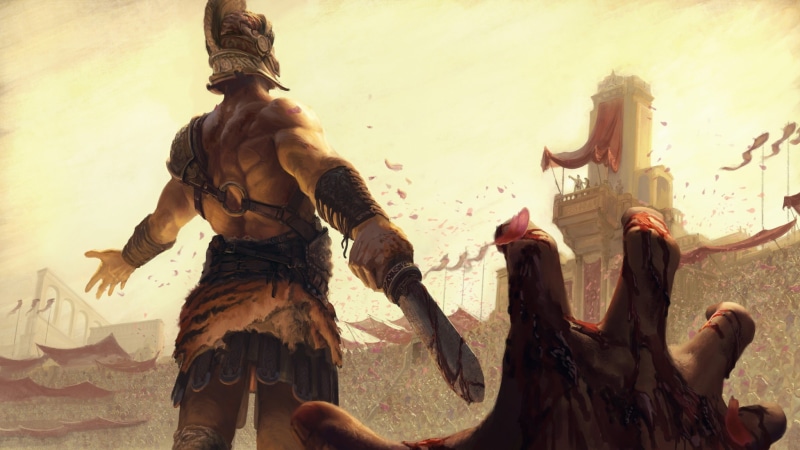 nature, three quarter length, gladiators, shirtless, real people, architecture, helmet, creativity, representation, history, the past, human representation