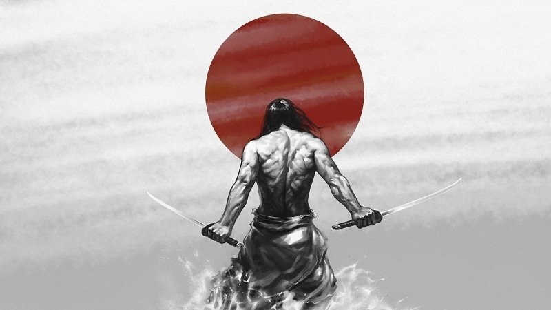 katana, 1080P, samurai, fantasy art, sword, warrior