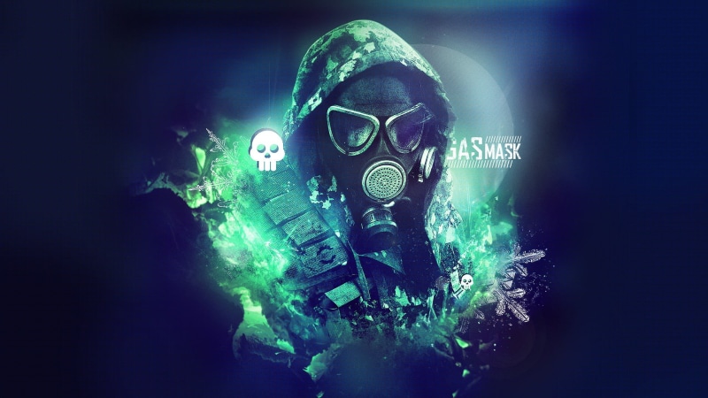 internet, mask, gas masks, abstract, gas mask, security, illustration, cyberspace, computer network, 1080P, skull, using computer, digital art, computer