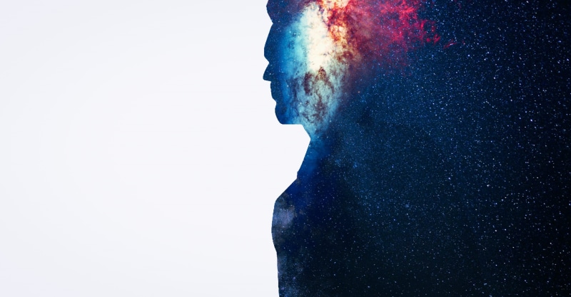 physiology, young men, star, one person, brain, science, scene, physics, sky, memory, white background, 2K, astronomy, snow, philosophy, nature, multi colored