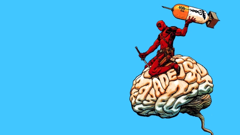 illustration, vector, cut out, no people, human Brain, backgrounds, 1080P, cartoon, blue, sky, computer Graphic, representation, creativity, male likeness