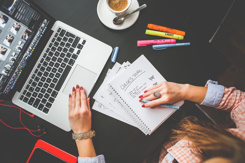 working, top, communication, connection, people, management, table, using laptop, designer, agency, one Person, pen, keyboard, men, cup, 5K, Workspace