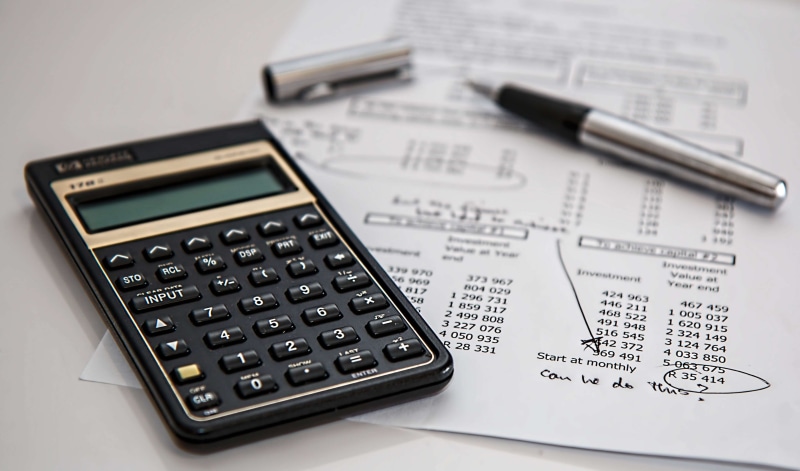 technology, savings, black, banking, debt, financial advisor, business, budget, 4K, tax, numbers, math, document, mathematics, home finances, calculator