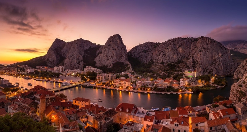 Blue Panorama, 1080P, Split-Dalmatia, Croatia, Omis