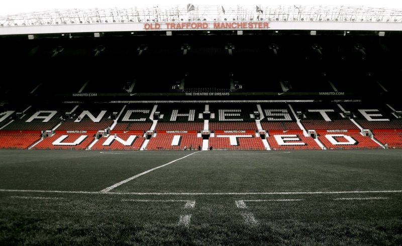 building exterior, United, script, Sports, red, architecture, absence, sport, Football, nature, non-western script, 2K, grass, Manchester, sign, Stadium