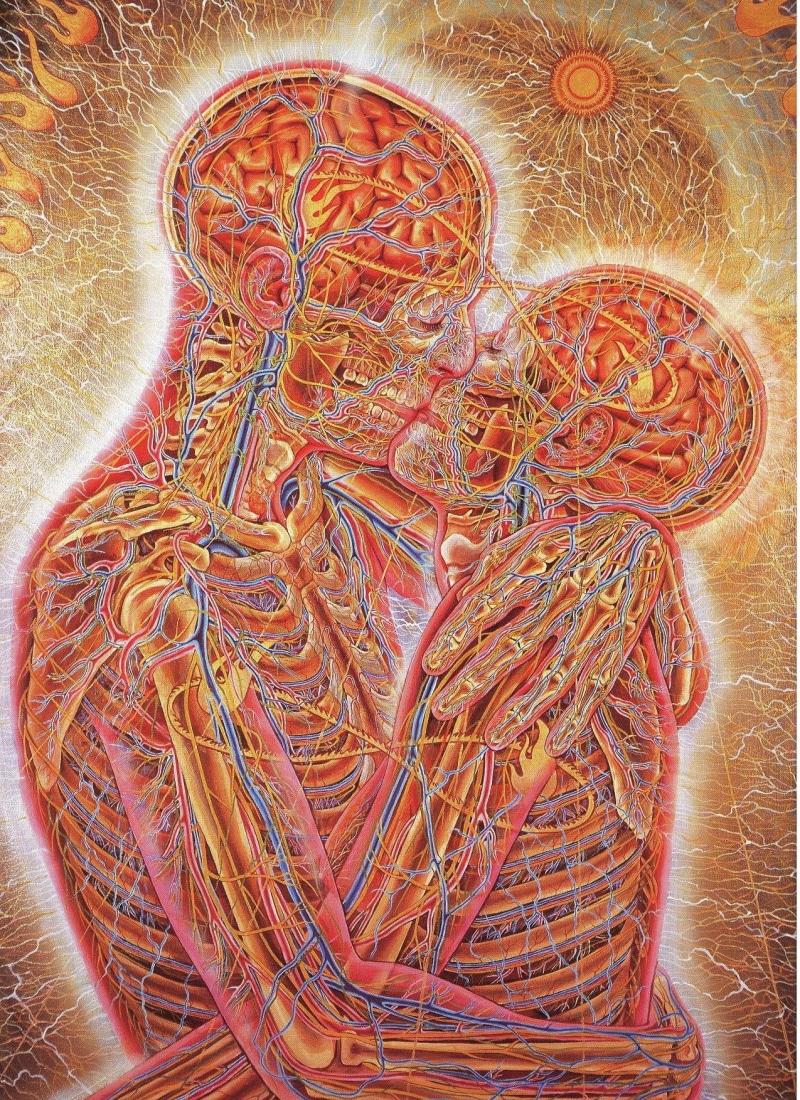 science, creativity, red, anatomy, representation, religion, wall - building feature, human representation, microbiology, indoors, human, artwork, craft