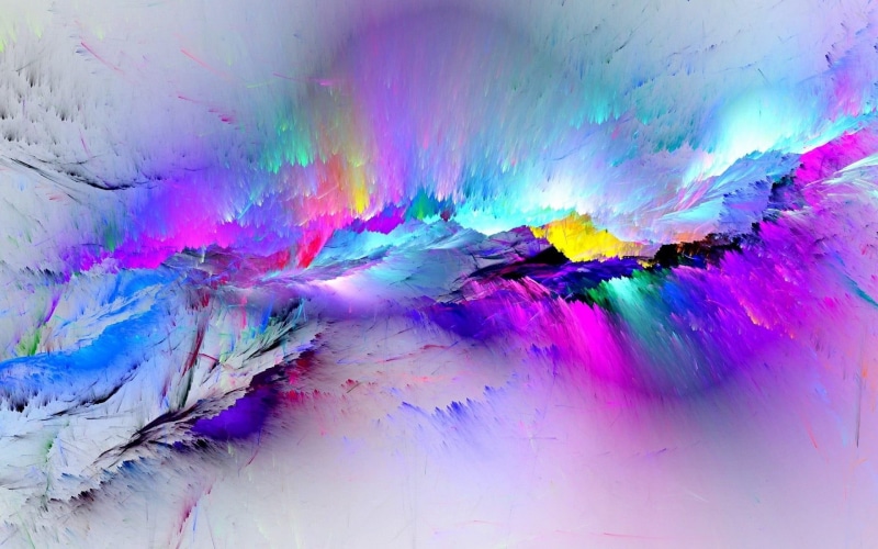 close-up, 1080P, backgrounds, pattern, no people, water, full frame, paint, studio shot, colorful, nature, paint splatter, indoors, blue, multi colored