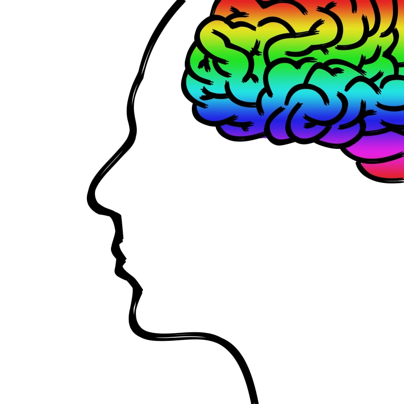pattern, cable, creativity, blue, backgrounds, technology, connection, design, brain, psychology, illustration, drawn face, 5K, mentality, thoughts, face
