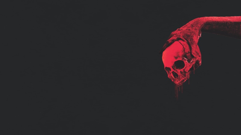 single object, indoors, dark, blood, human, no people, emotion, red, skull, art and craft, metal, 1080P, hanging, heart shape, human blood, wall - building feature