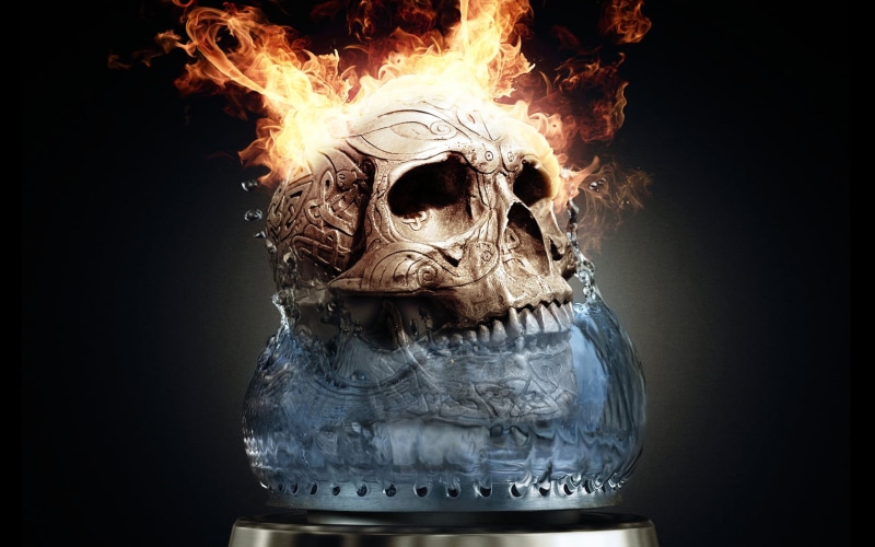 human skeleton, heat - temperature, simple background, human representation, skull, artwork, fire - natural phenomenon, black background, evil