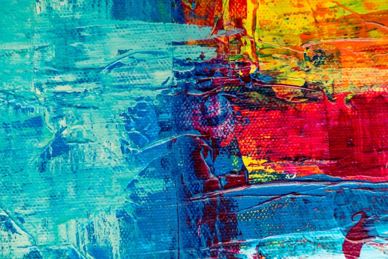 colors, abstract painting, no people, dirty, wall art, brush stroke, backgrounds, paint, blue, modern art, turquoise colored, colorful, textured effect