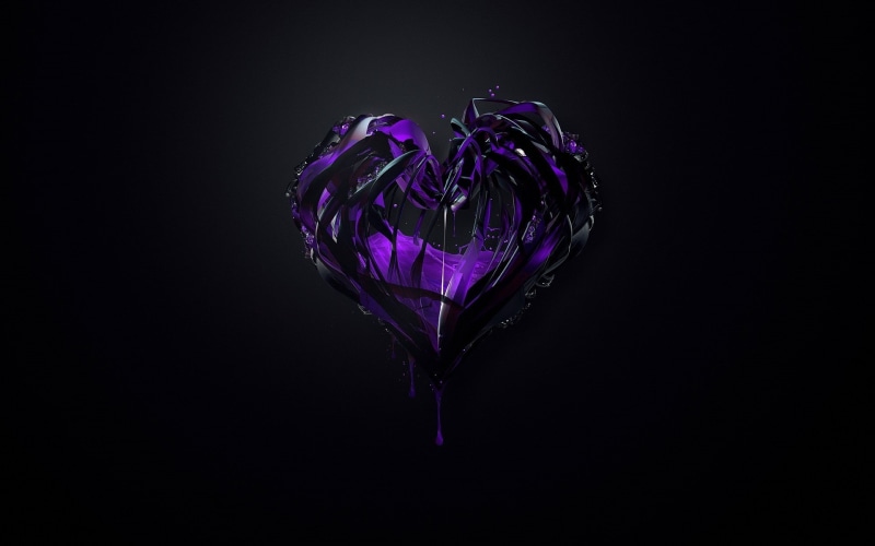 wealth, 1080P, reflection, Heart, studio shot, transparent, heart shape, still life, single object, luxury, no people, indoors, close-up, Purple, Plexus