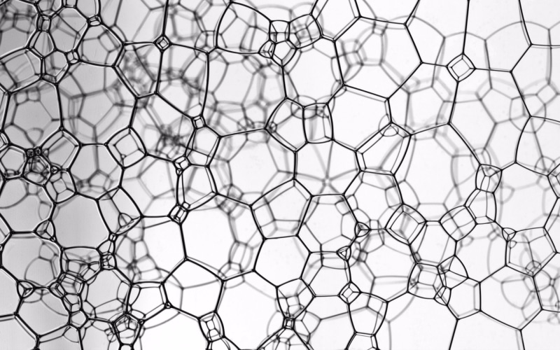 Plexus, cells, digital art, abstract, 1080P