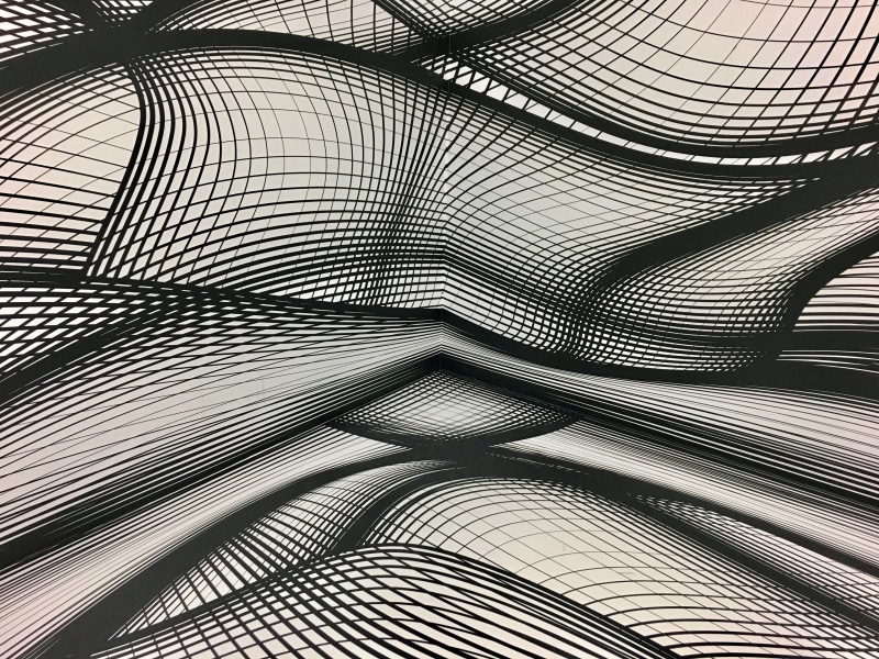 geometric Shape, black, black Color, eternity, wavy, full frame, computer Graphic, stack, low angle view, moire, ornate, contrasts, sunlight