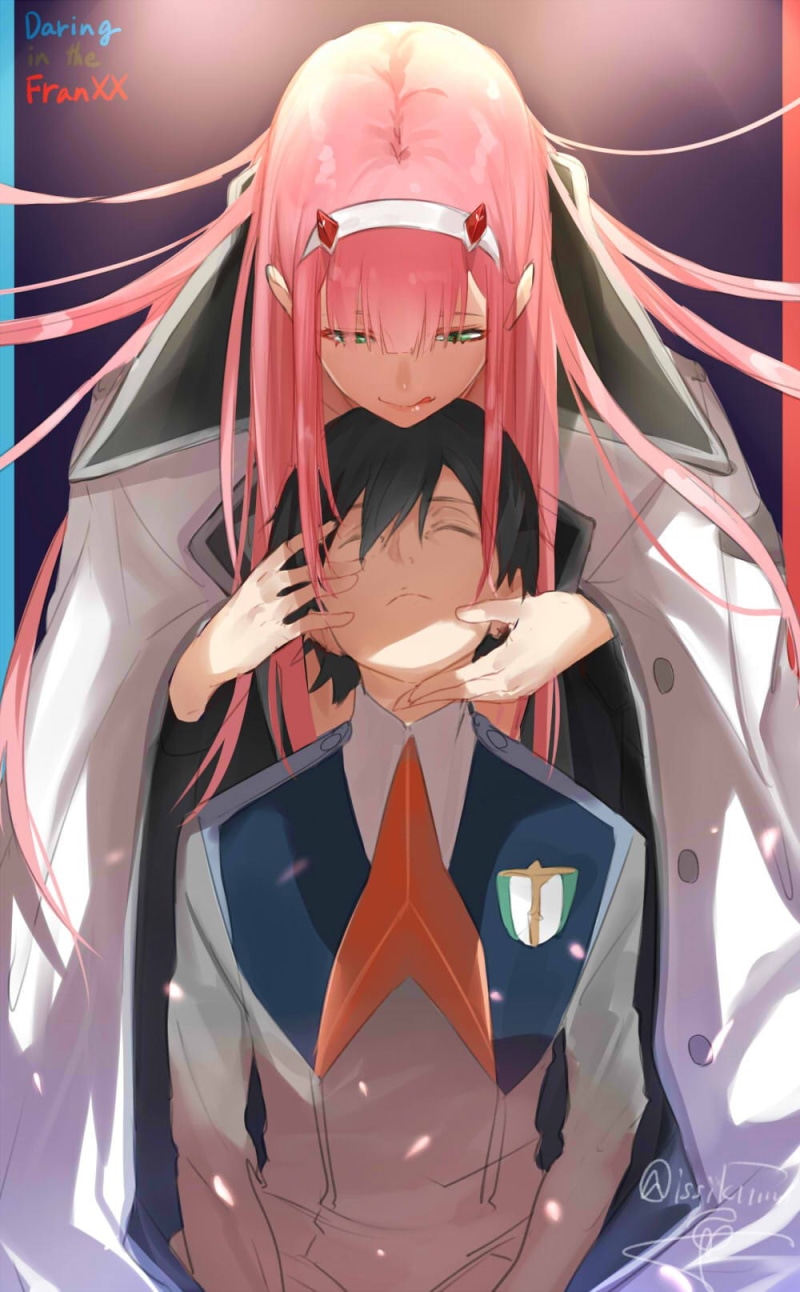 front view, motor vehicle, red, human skeleton, Code:016 (Hiro), sport, Zero Two (Darling in the FranXX), backgrounds, shape, close-up, three dimensional