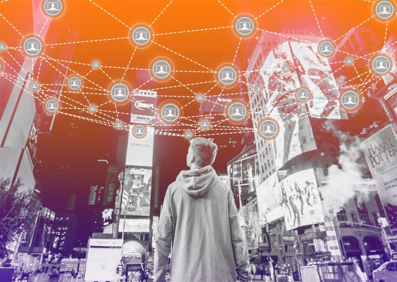 digital, mobile, sculpture, distributed, money, fintech, virtual, businessman, web, abstract, security, built structure, choosing, male likeness, information