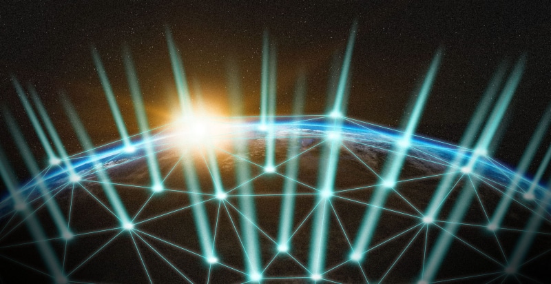 businessman, sky, futuristic, iot, no people, illustration, blue, laser, network, architecture, node, machine, symbol, abstract, lens flare, block, framework