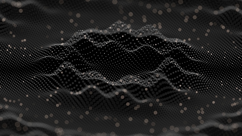 tech, grid, dark, 4K, abstract